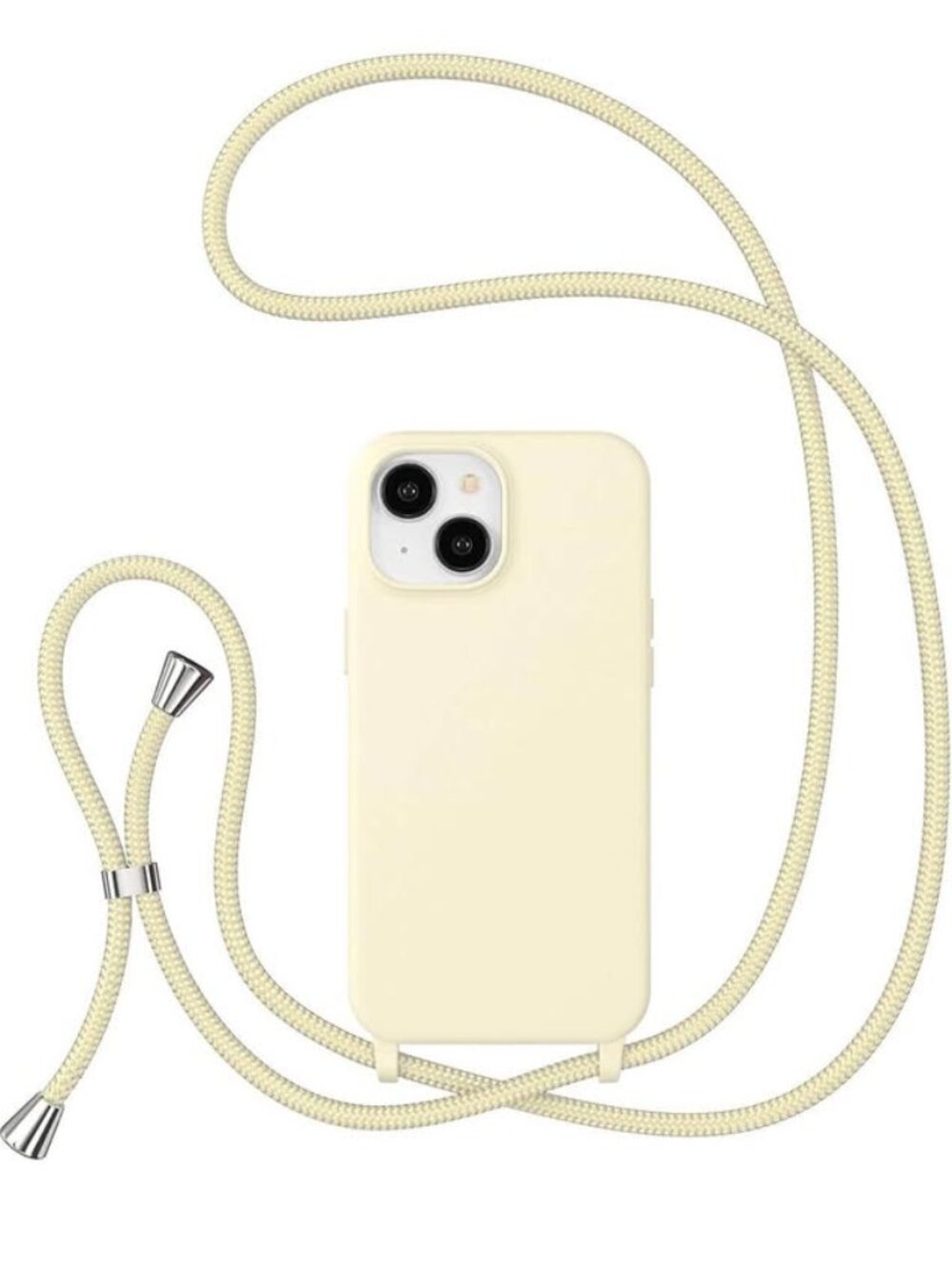Crossbody Case for iPhone 15 Plus with Lanyard Strap Adjustable Rope